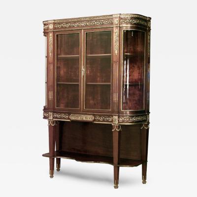 French Louis XVI Style Mahogany Cabinet