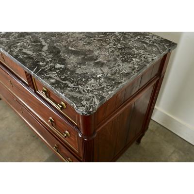 French Louis XVI Style Mahogany Commode