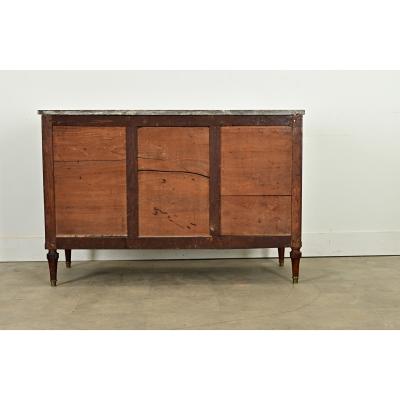 French Louis XVI Style Mahogany Commode