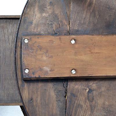 French Louis XVI Style Mahogany Marble Top Bouillotte Table