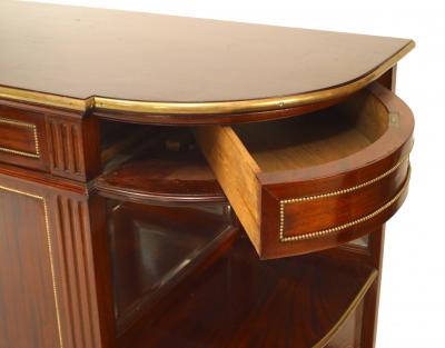 French Louis XVI Style Mahogany Server Cabinet