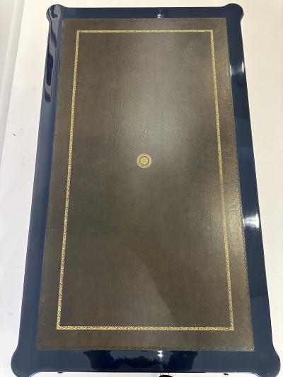 French Louis XVI Style MahoganyLeather top Writing Table 