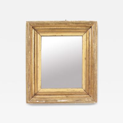 French Louis XVI Style Rectangular Giltwood Wall Mirror