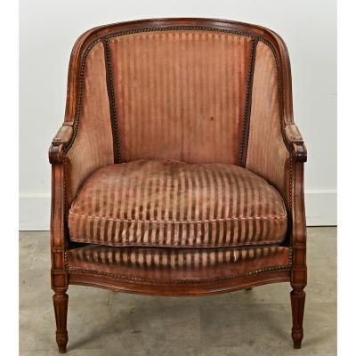 French Louis XVI Style Single Bergere
