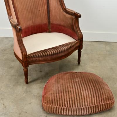 French Louis XVI Style Single Bergere