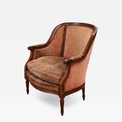 French Louis XVI Style Single Bergere