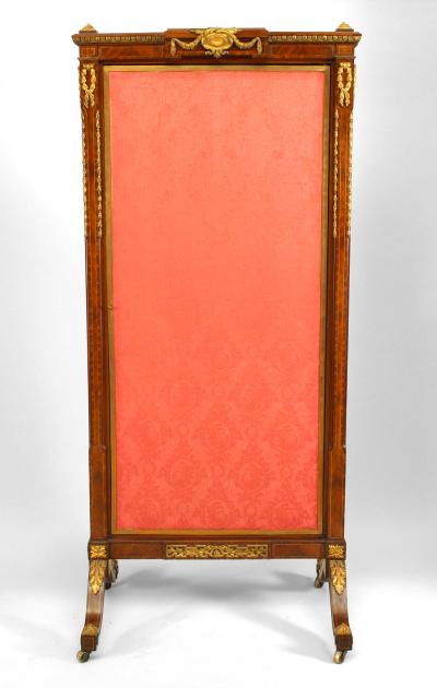 French Louis XVI Style Triptych Cheval Mirror