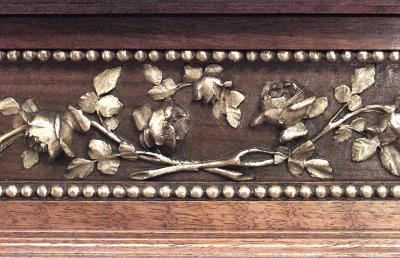 French Louis XVI Style Walnut Center Table