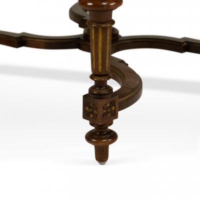 French Louis XVI Walnut Bench