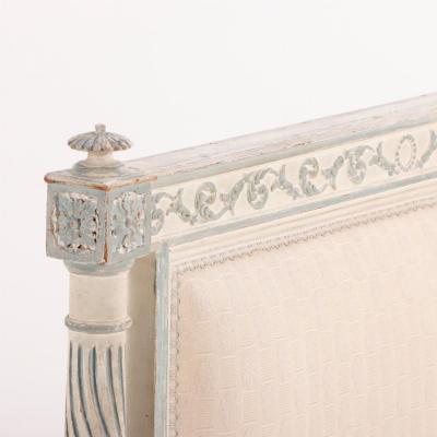 French Louis XVI painted and carved daybed 18th C 