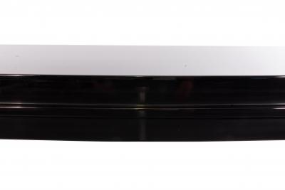 French Lucien Rollin Style Black Lacquer Console Table