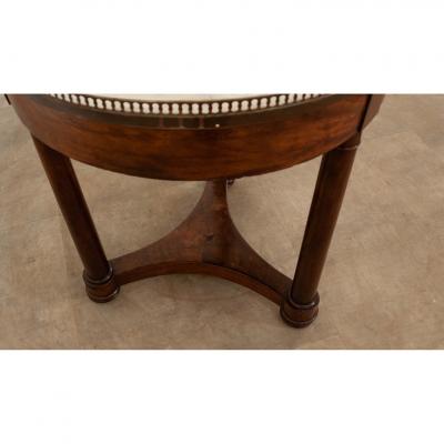 French Mahogany Empire Style Gueridon