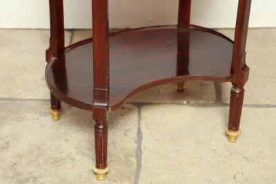 French Mahogany Oval Side Table