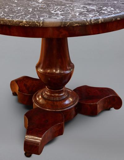 French Marble Center Table