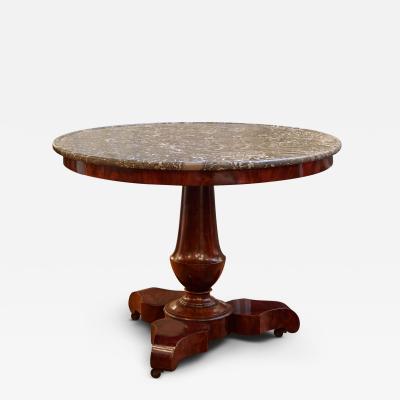 French Marble Center Table