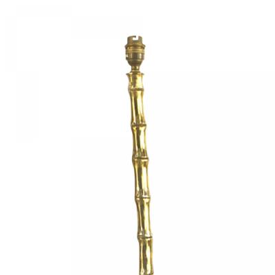 French Mid Century Bagues Style Faux Bamboo Floor Lamp