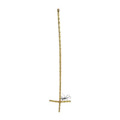 French Mid Century Bagues Style Faux Bamboo Floor Lamp