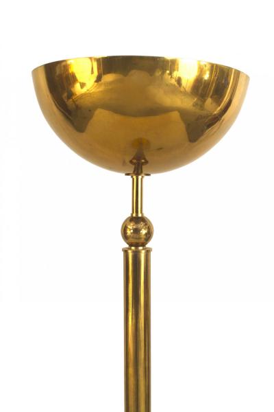 French Mid Century Brass Floor Lamp
