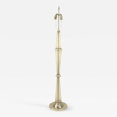 French Mid Century Frosted Glass Floor Lamp