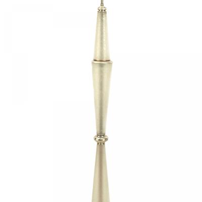 French Mid Century Frosted Glass Floor Lamp