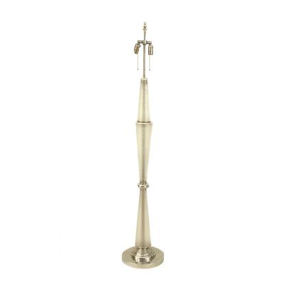 French Mid Century Frosted Glass Floor Lamp