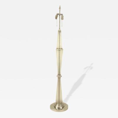 French Mid Century Frosted Glass Floor Lamp