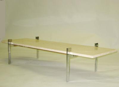 French Mid Century Latticed Cocktail Table