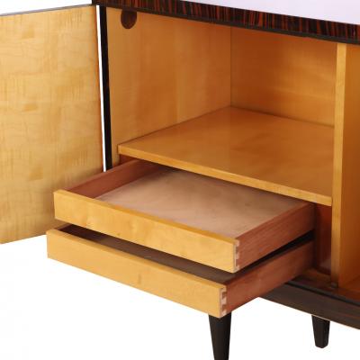 French Mid Century Macassar and Ebony Sideboard C 1955 