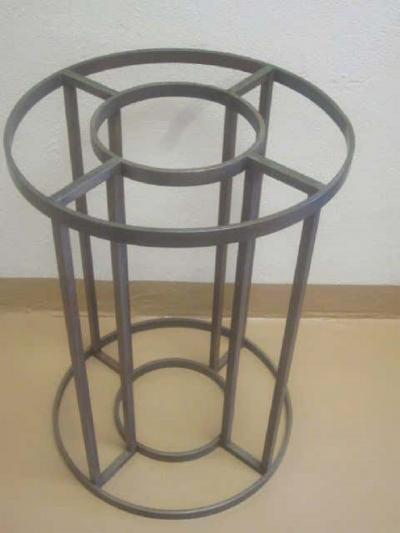 French Mid Century Modern Iron Circular Table Base