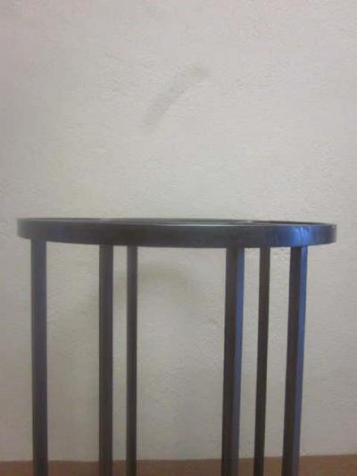 French Mid Century Modern Iron Circular Table Base