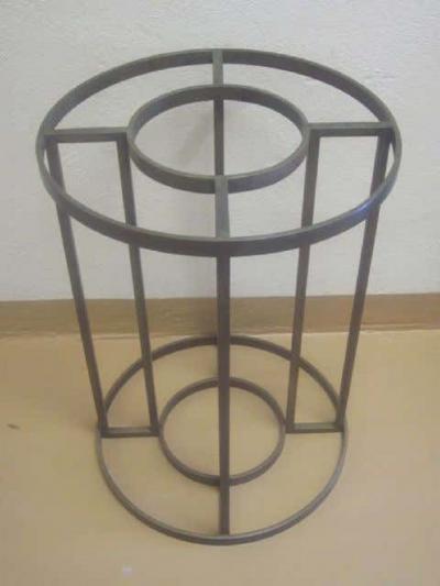 French Mid Century Modern Iron Circular Table Base