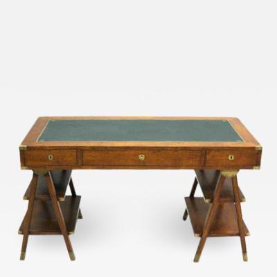 French Mid Century Modern Marine Navigators Campaign Desk