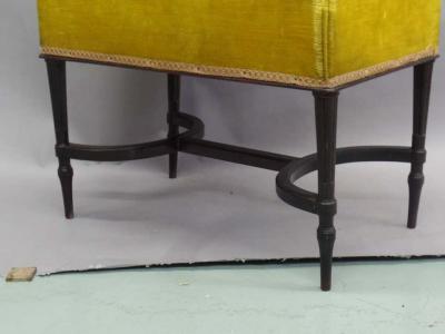 French Mid Century Modern Neoclassical Louis XVI Piano Bench
