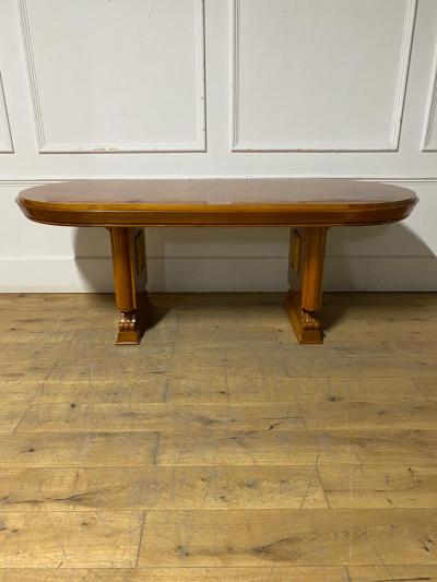 French Mid Century Oval Dining Table