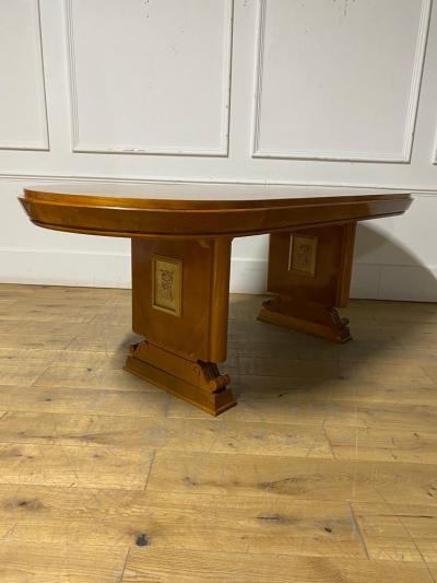 French Mid Century Oval Dining Table