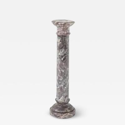 French Mid Century Red Marble Column