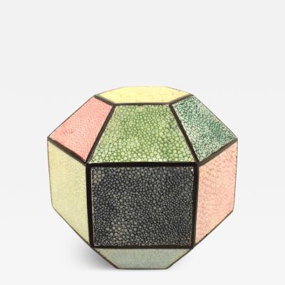 French Mid Century Shagreen Paperweight