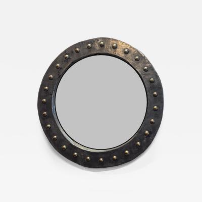 French Mid century Brutalist Mirror