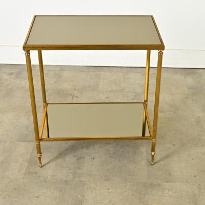 French Midcentury Modern Tiered Table Shelf