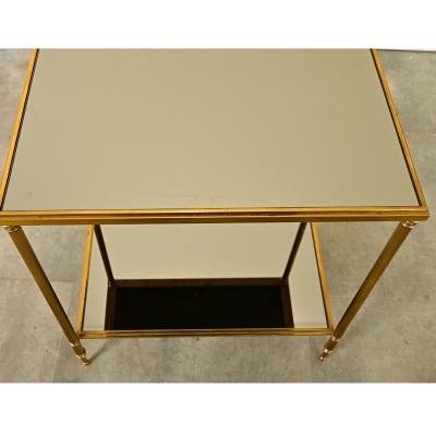 French Midcentury Modern Tiered Table Shelf