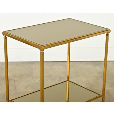 French Midcentury Modern Tiered Table Shelf