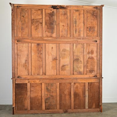 French Midcentury Oak Bibliotheque