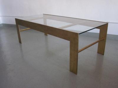 French Midcentury Style Gilt Iron Cocktail Table from Design by Marc Duplantier