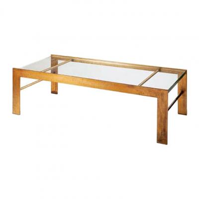 French Midcentury Style Gilt Iron Cocktail Table from Design by Marc Duplantier