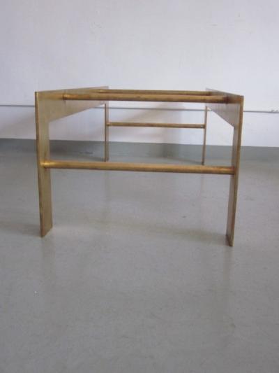 French Midcentury Style Gilt Iron Cocktail Table from Design by Marc Duplantier