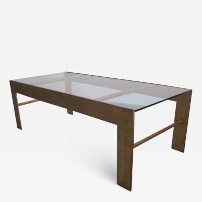 French Midcentury Style Gilt Iron Cocktail Table from Design by Marc Duplantier
