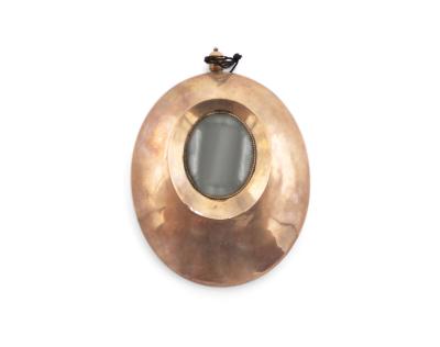 French Miniature Watercolor Female Portrait