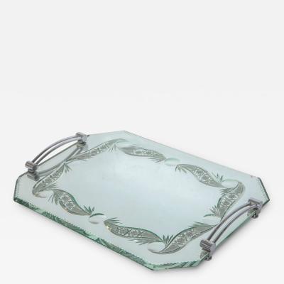 French Mirrored Vanity Tray