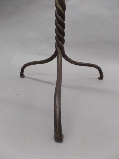 French Modern Neoclassical Hand Wrought Iron Table Base