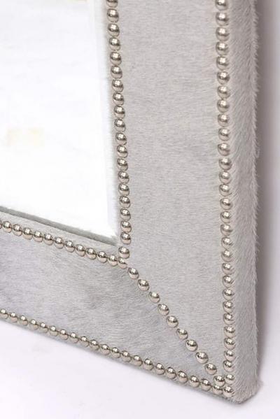 French Modern Pony and Nickel Mirror
